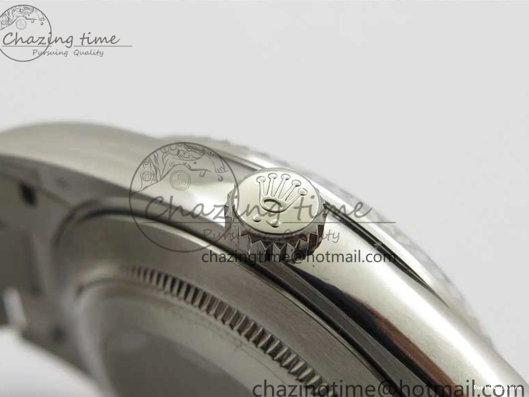 0417 SoftTouch Day-Date 40mm 228239 BP New Dial Version 904 SS Ice Blue T Crystal Markers Dial on SS President Bracelet A 2822